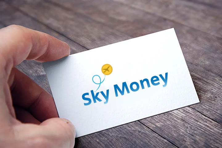 כרטיס ביקור של חברת sky money